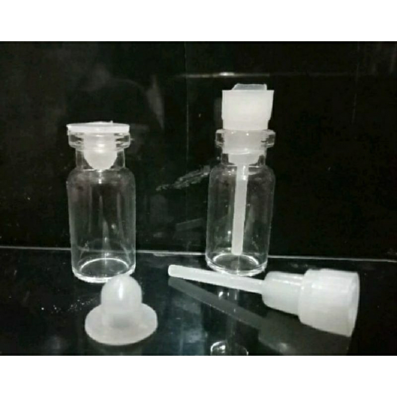 Jual botol kaca 3ml vial / 100 pcs botol tutup | Shopee Indonesia
