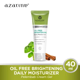 Azarine Oil Free Brightening Daily Moisturizer Untuk Kulit Berminyak Berjerawat Mencerahkan Bekas Jerawat 40ml