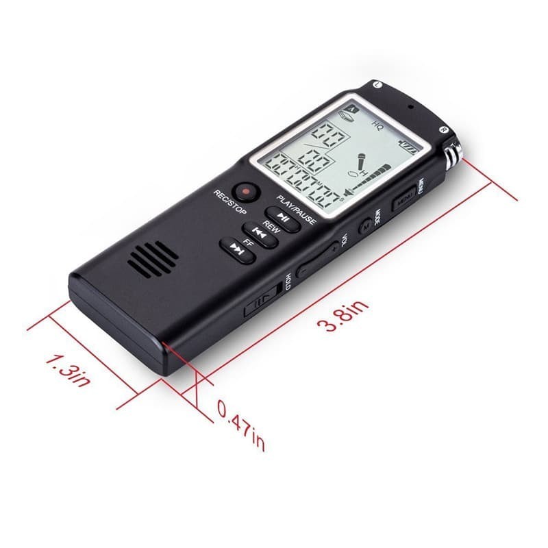Jual Alat Perekam Suara T60 Digital Voice Recorder 8GB Internal Memory ...