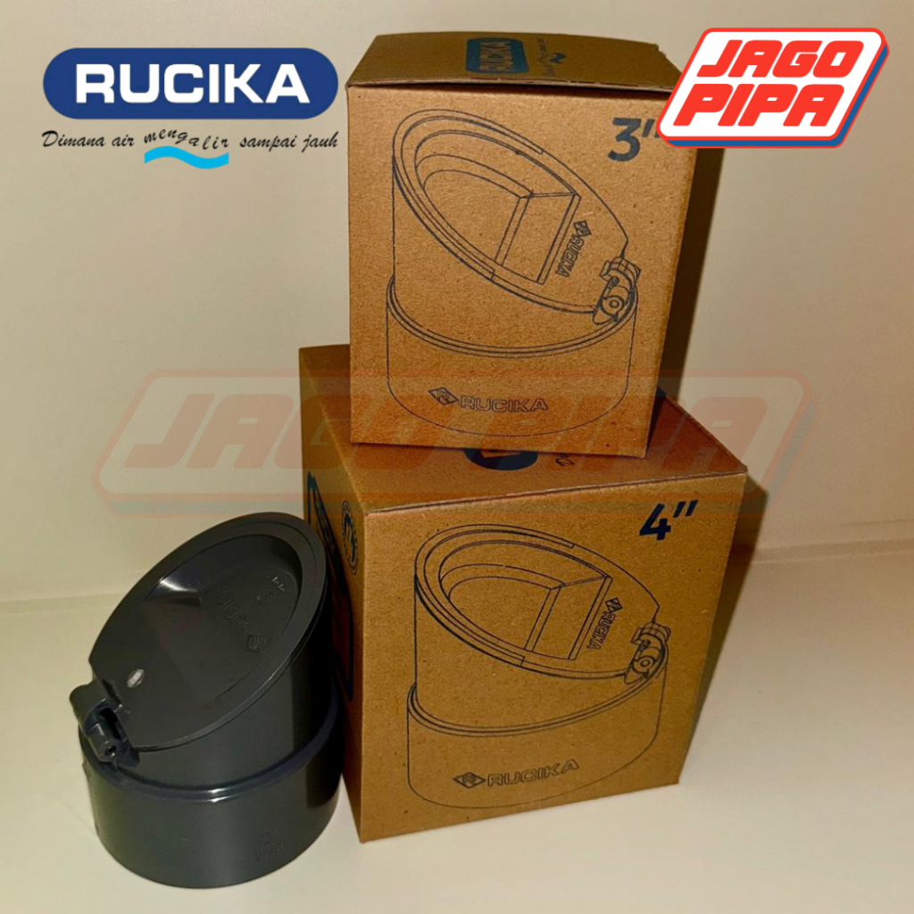 Jual Rucika Backflow 6 Inch / Back Flow Valve PVC / Penutup Saluran Air ...