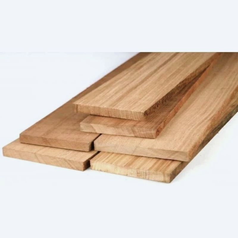Jual Papan kayu mahoni sudah finishing ukuran Castom anti rayap dan