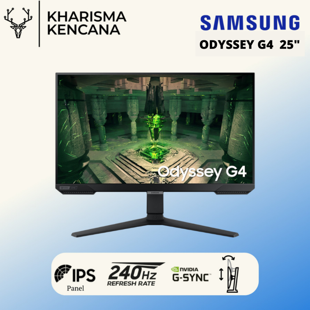Jual SAMSUNG ODYSSEY G4 LS25BG400 25" FHD IPS 240Hz GAMING MONITOR ...