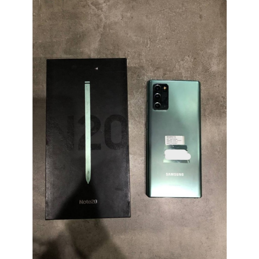 Jual SAMSUNG NOTE 20 8/256GB SECOND FULLSET | Shopee Indonesia