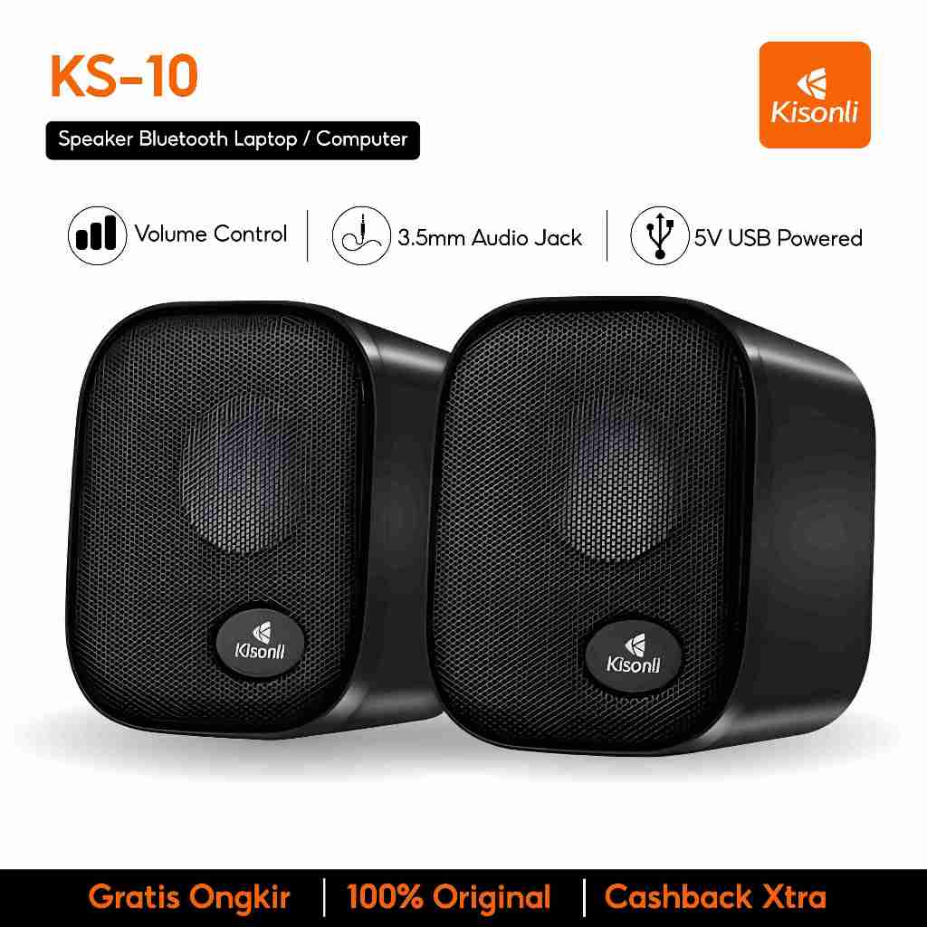 Jual KISONLI Speaker Komputer/Laptop KS10 USB 2.0 Extra Bass Sound ...