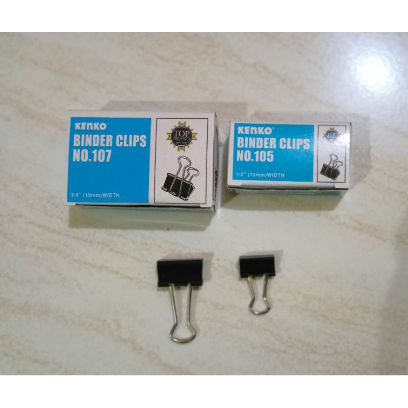 Jual (12 Pcs) BINDER CLIP 105/107 PERPAK | Shopee Indonesia