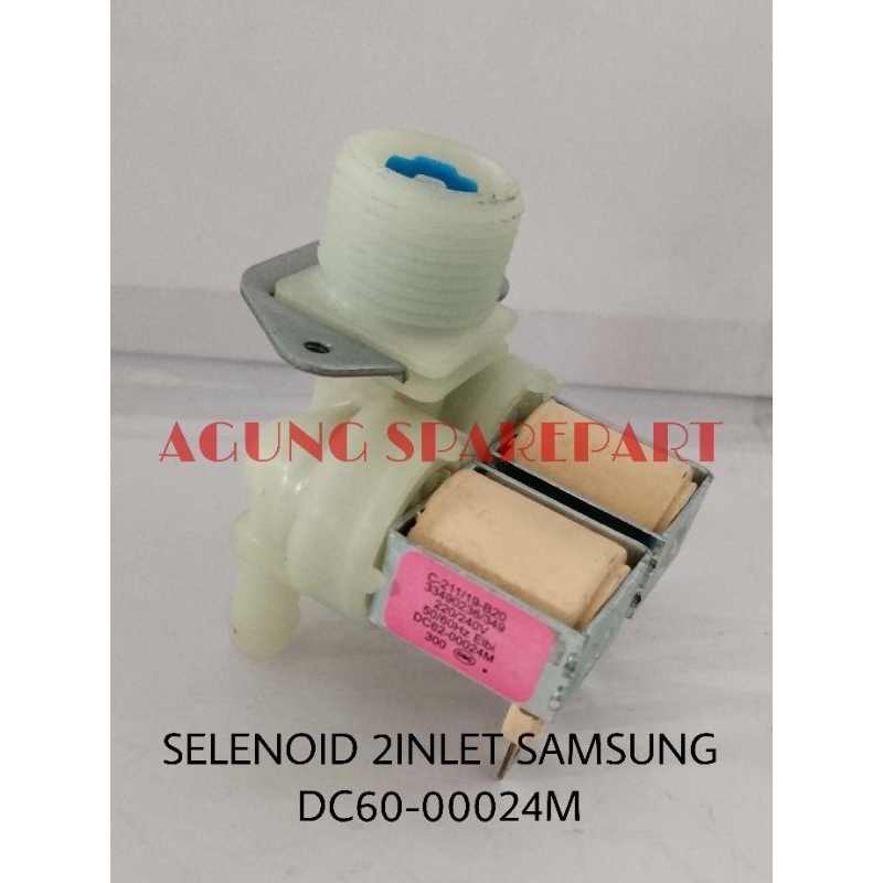 Jual SELENOID 2INLET SAMSUNG DC60-00024M/WATER INLET MESIN CUCI ...