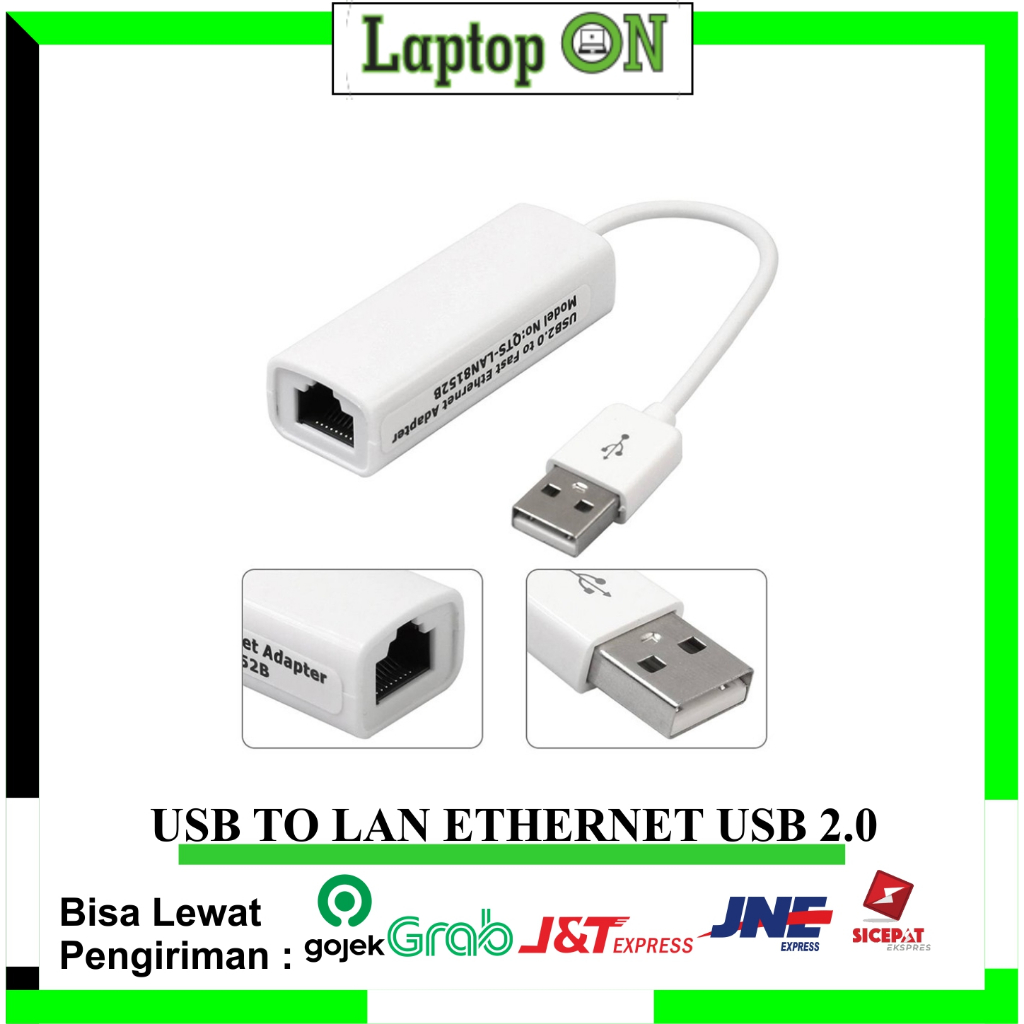 Jual CONVERTER USB TO LAN ETHERNET USB 2.0 to LAN Ethernet Adapter ...