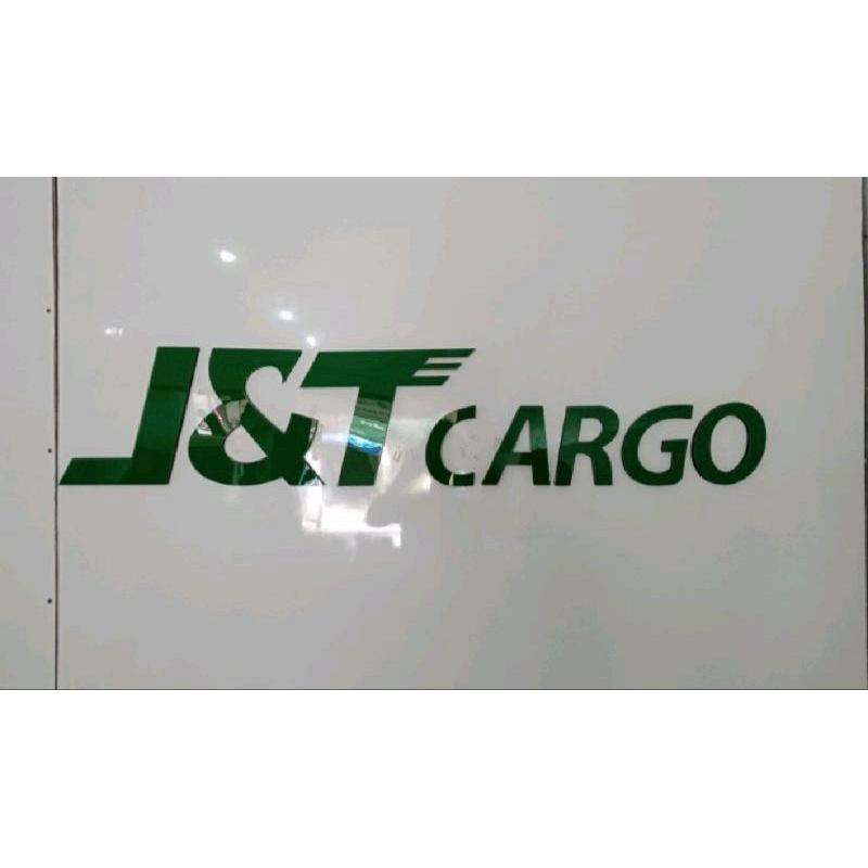 Jual Logo Jnt Cargo Akrilik Murah Akrilik Jnt Label Ekspedisi Jnt Cargo Murah Shopee Indonesia