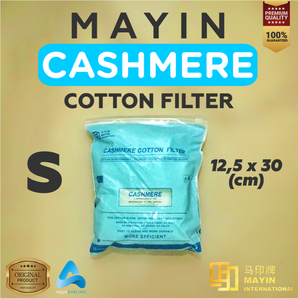 Jual Mayin Cashmere Cotton Filter - Size S - Filter Kapas Busa Mekanis ...