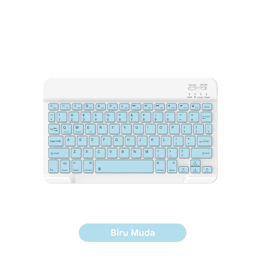 Jual Wireless Bluetooth Keyboard + Mouse Combo USB Office Silent Click ...