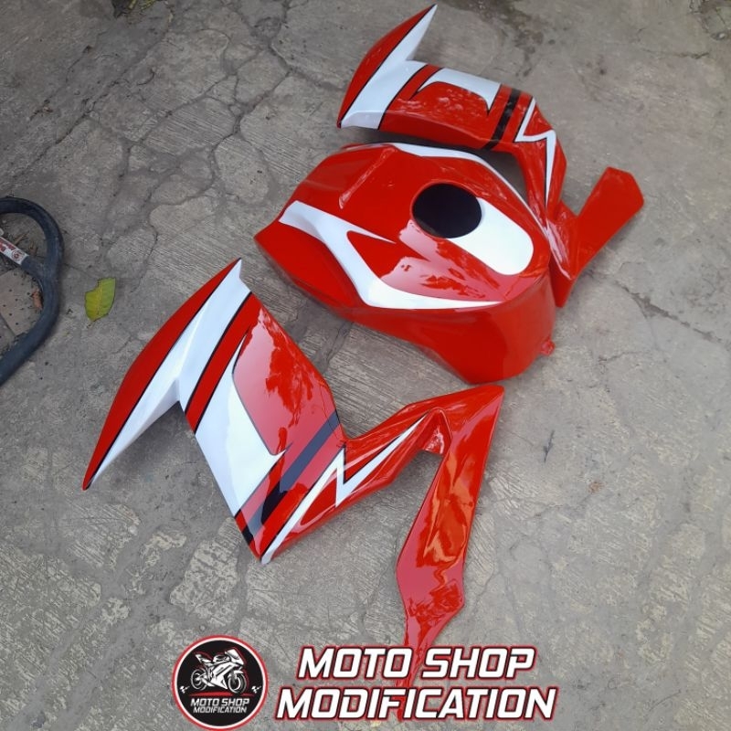 Jual Cover Kondom Tangki Half Fairing Sayap Pnp Yamaha Byson Karbu Shopee Indonesia