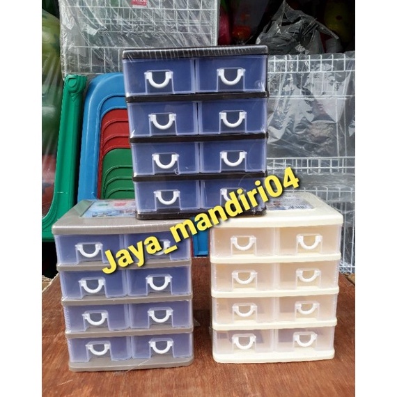 Jual Harga Termuraah Rack Container Storage Box Laci Fuurin mini 8 skat ...
