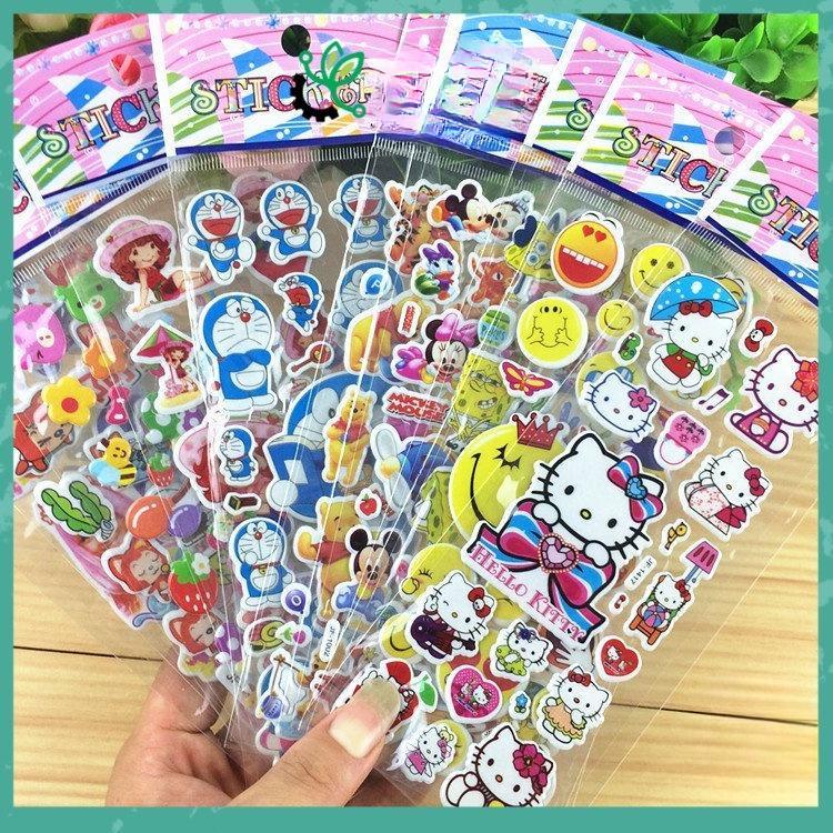 Jual stiker mini STIKER 3D ANAK / STICKER TIMBUL / MAINAN TEMPEL ...