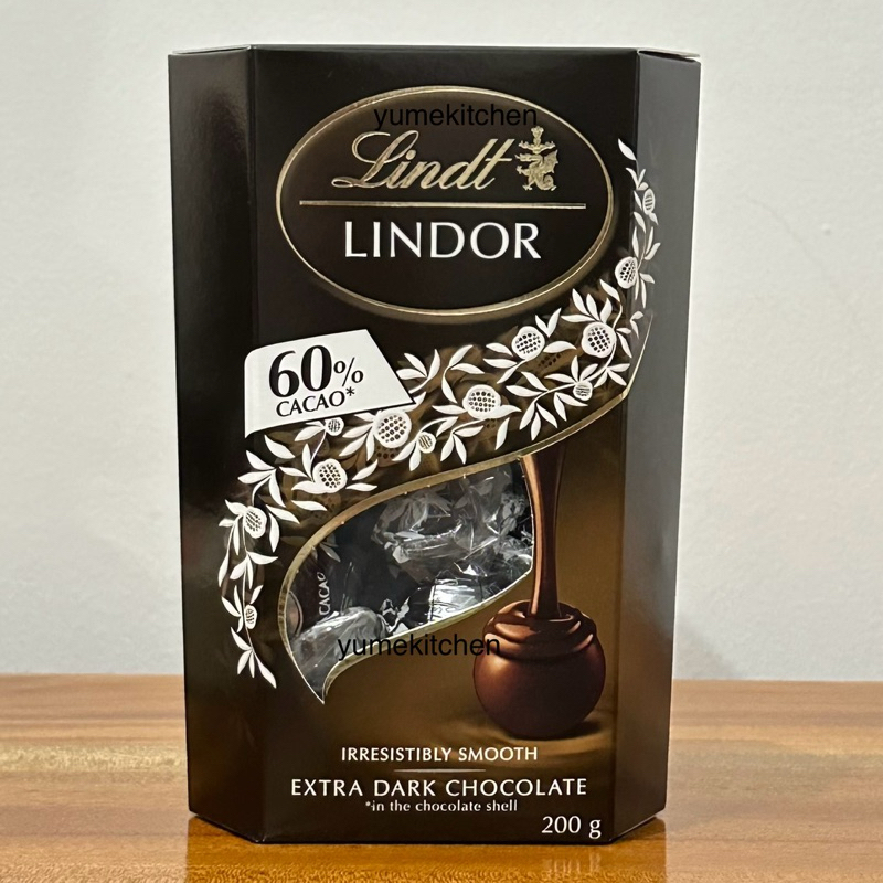 Jual Lindt Lindor 60 Cacao Extra Dark Chocolate 200 G Chocolate Box