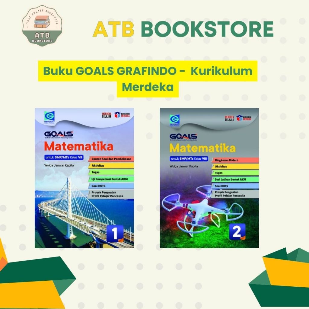 Jual Buku GOALS Matematika Kelas 7, 8, 9 SMP/MTS Kurikulum Merdeka ...