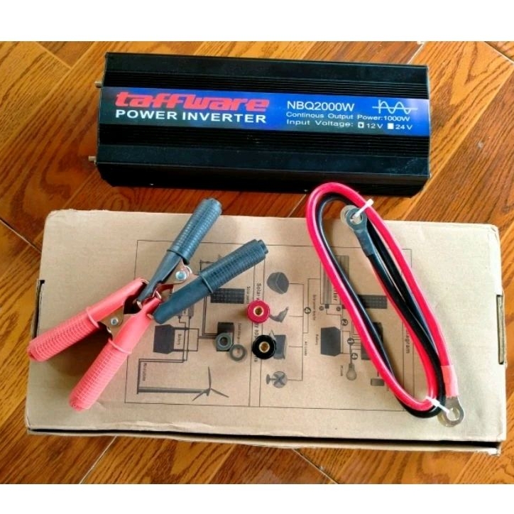 Jual Inverter DC ke AC Pure Sine Wave 12V/24V to 220V Power Inventer ...