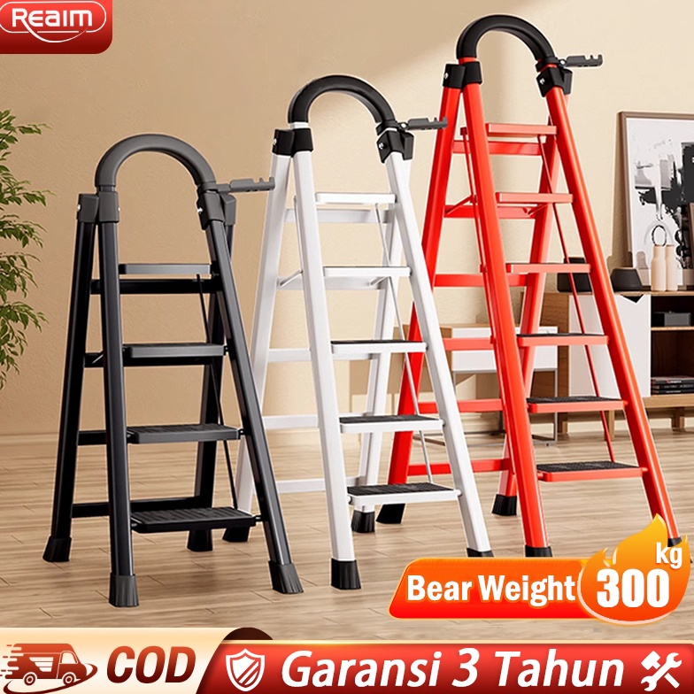Jual Produk Reaim Tangga Household Steel Ladder Tangga Lipat 3456 Step ...