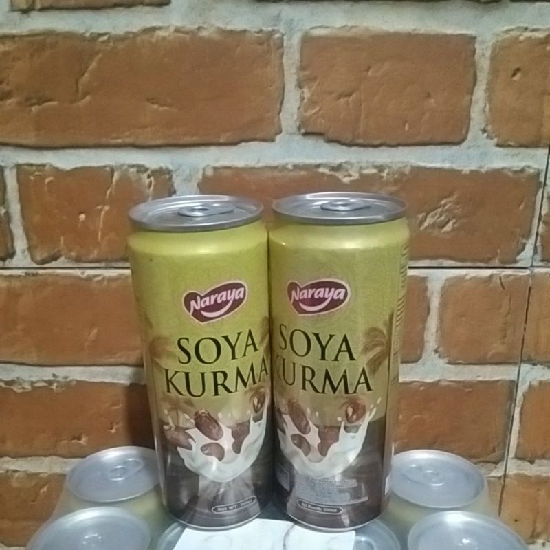 Jual Naraya Susu Soya Kurma Kemasan Kaleng 300ml Shopee Indonesia