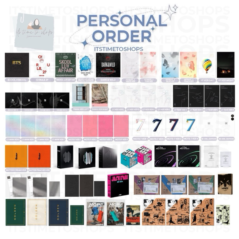 Jual Personal order BTS by mytime130613_ | Shopee Indonesia