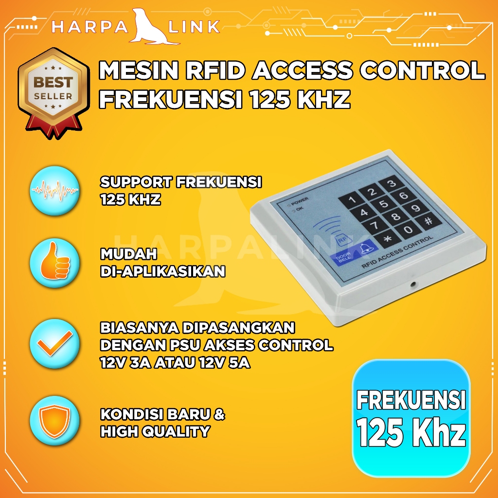 Jual Mesin RFID Access Control / Akses Kontrol Pintu Akses / Mesin ...