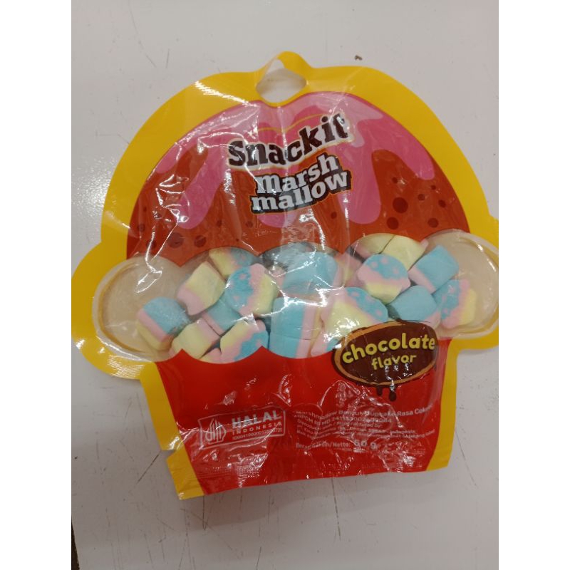 Jual Snackit Marshmallow Strawberry 50g | Shopee Indonesia