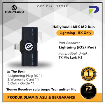 Hollyland Lark M2 Mic Wireless Kamera HP Mixer With Charging Case