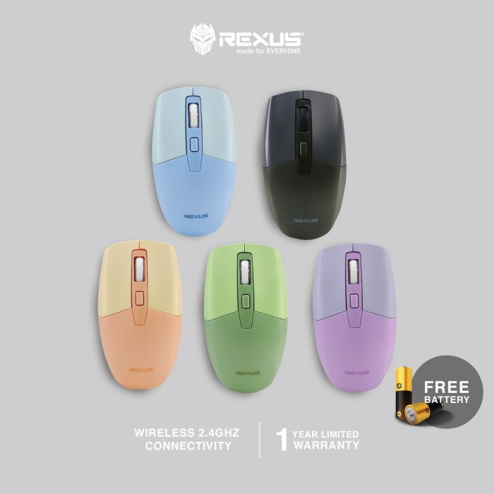 Jual Rexus Mouse Wireless Office Q50 | Shopee Indonesia