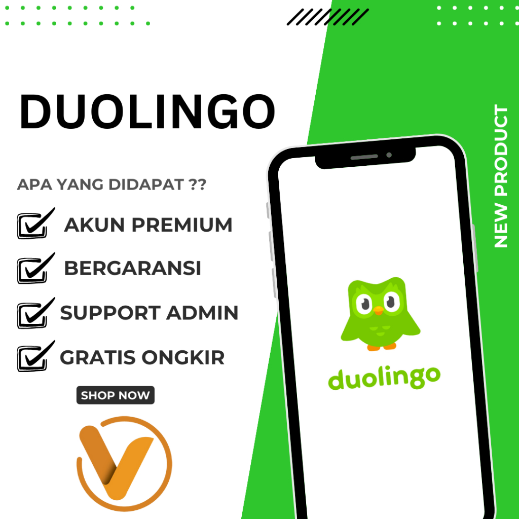Jual Duolingo Premium 1 Tahun Full Garansi (Proses Tercepat Buka 24 Jam