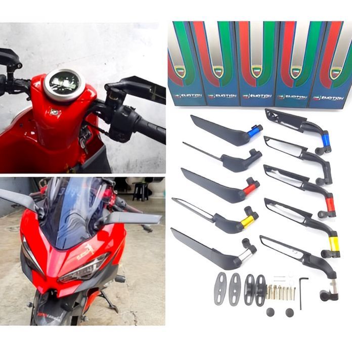 Jual Spion Winglet Daun Lebar Daun Kecil Model Rizoma Spion Kawasaki Zx R Spion Fairing R R