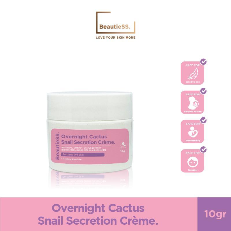 Jual Beautiess Overnight Cactus Snail Secretion Creme Gr Shopee