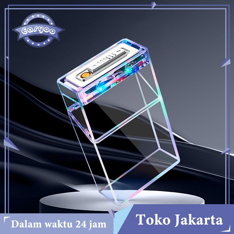 Jual Tempat Roko Lampu Transparan Universal Kotak Rkk Rokk Case Korek ...