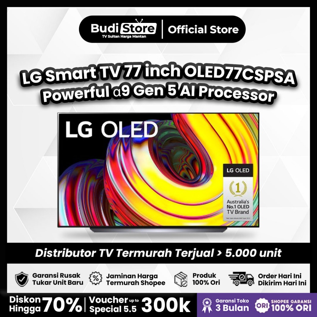 Jual [COD] LG OLED SMART TV UHD 4K 77 INCH 77CSPSA ORIGINAL OLED TV ...