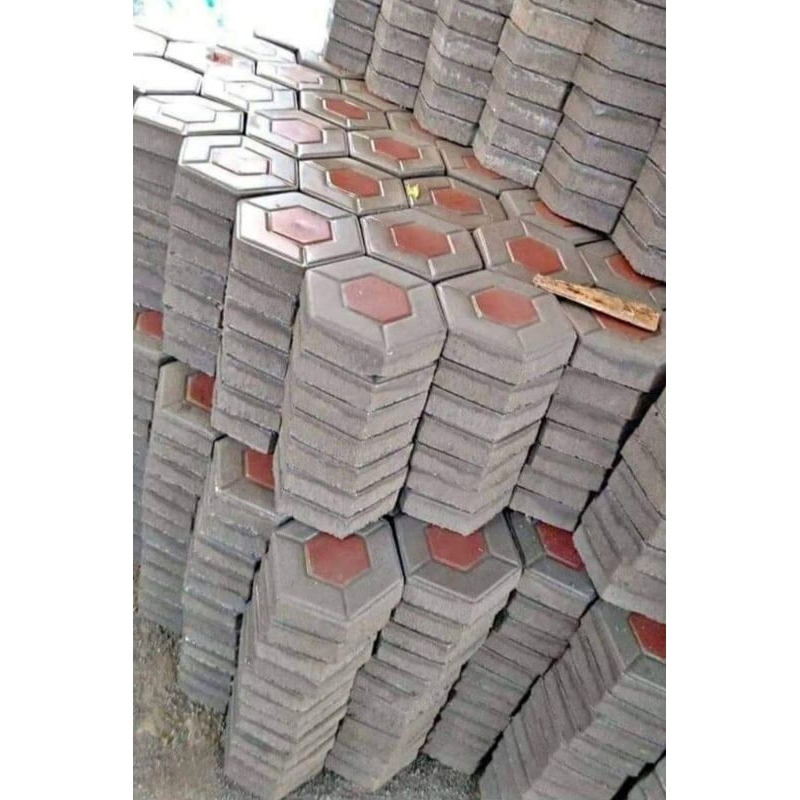 Jual Paving Block / Paping blok / Konblok Antik Segi Enam Warna K.250 ...
