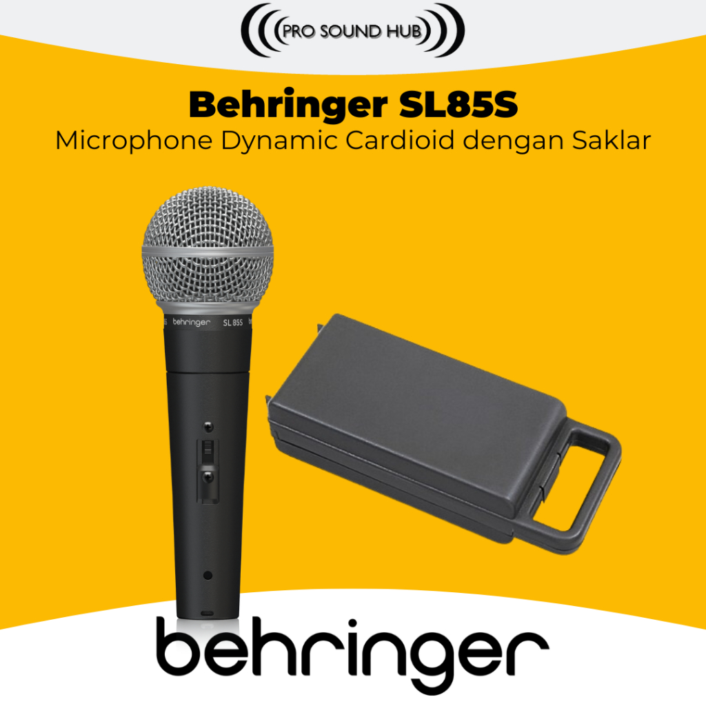 Jual Behringer SL 85S SL85S SL85 S Mic Dynamic Cardioid dengan Saklar ...