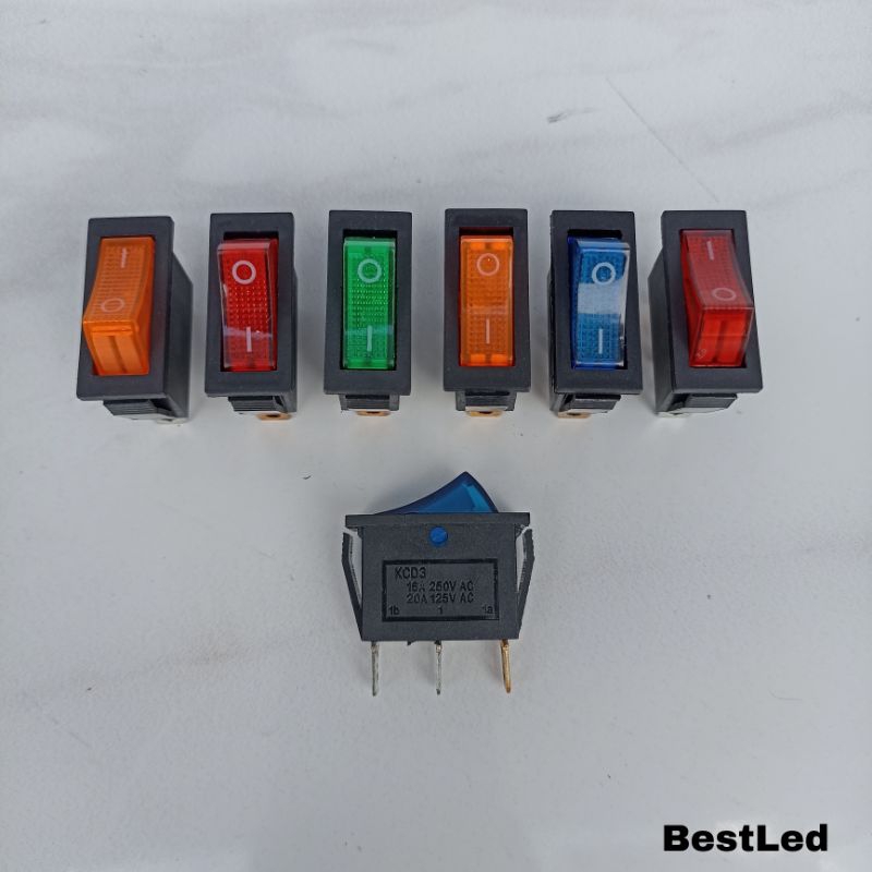 Jual Saklar Switch On Off Mobil Model Piano Nyala Lampu Led | Shopee ...