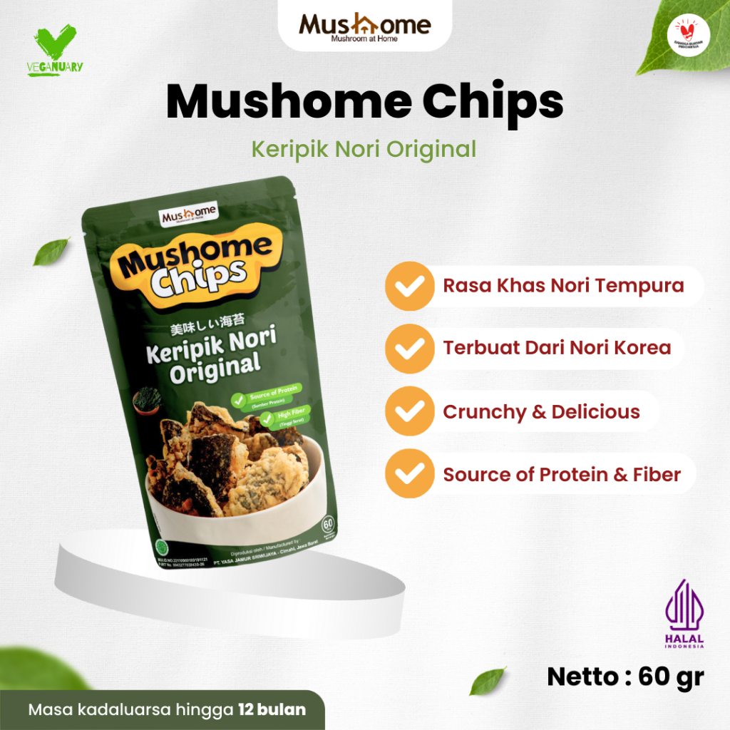 Jual Mushome Nori Keripik Rumput Laut Rasa All Varian 60gr | Kaya serat ...