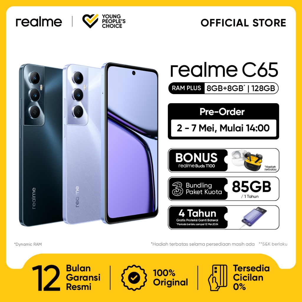 Makin Ngehits! Air Gestures di realme C65 Bikin Gaya Kamu Makin Kece