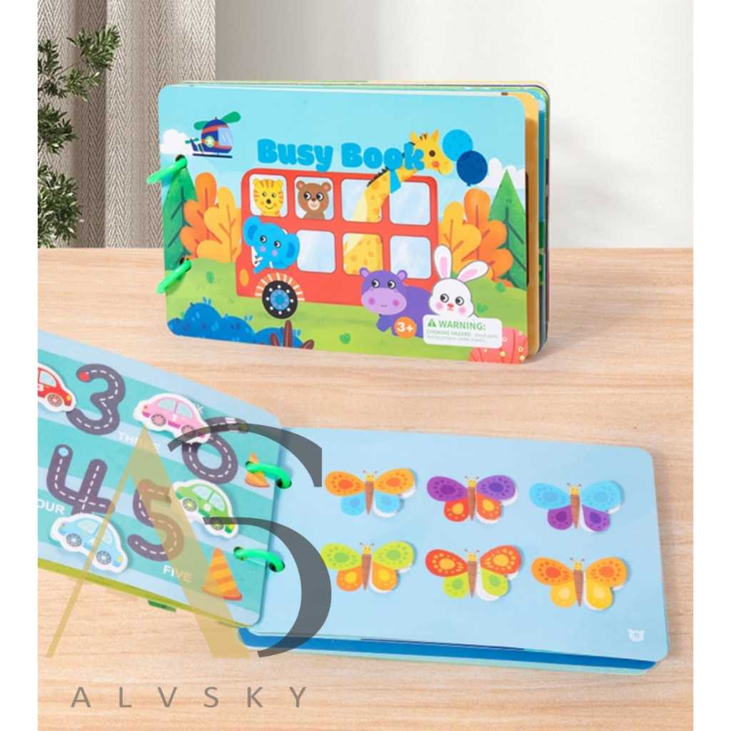 Jual BUSY BOOK / BUKU EDUKASI AKTIVITAS / REUSABLE BOOK ANAK | Shopee ...