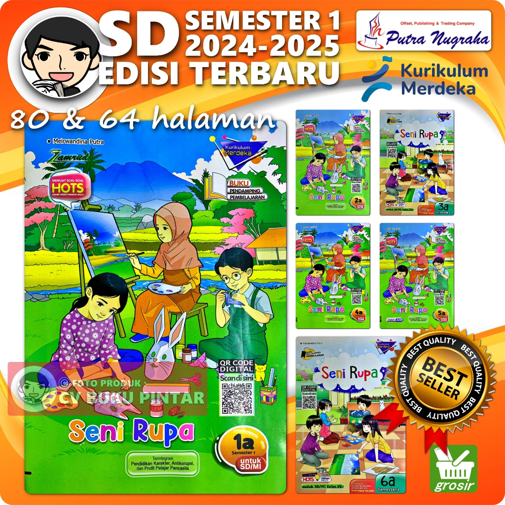 Jual BUKU LKS SENI RUPA SD KELAS 1 2 3 4 5 6 SEMESTER 1 KURIKULUM ...