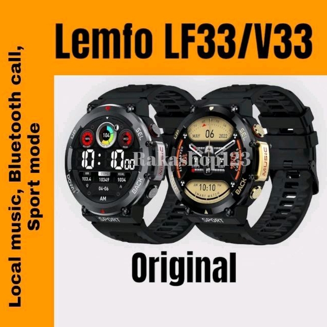 Jual LEMFO LF33 / V33 Smart watch, Bluetooth call, Sport mode. | Shopee ...