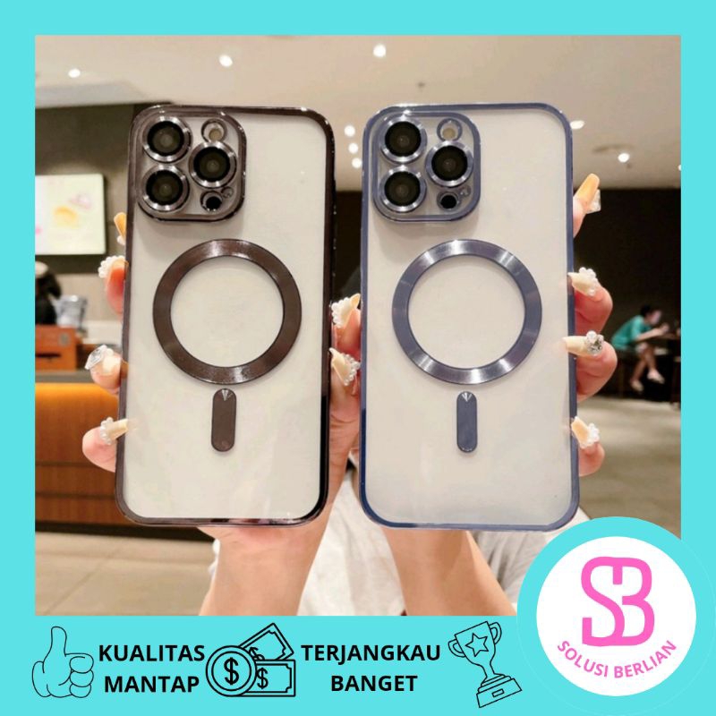 Jual [SB] Case Magsafe Electroplating Metalic IPhone 11 12 13 14 15 Pro ...