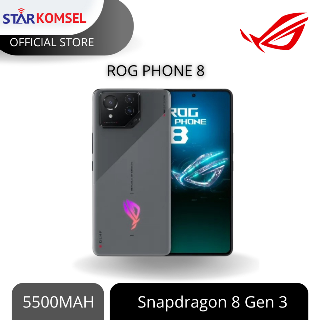 Jual HP ASUS ROG PHONE 8 12/256 GARANSI HANDPHONE GAMING | Shopee Indonesia