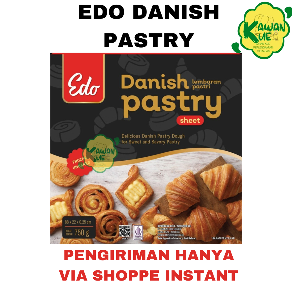 Jual EDO DANISH PASTRY SHEET 750 GR | Shopee Indonesia