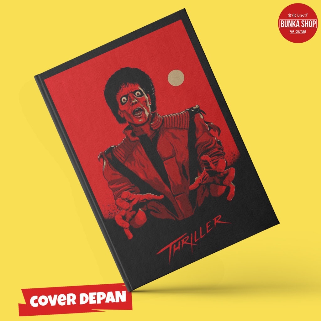 Jual Pocket Note 80's Michael Jackson Thriller Hardcover A6 Buku Tulis ...