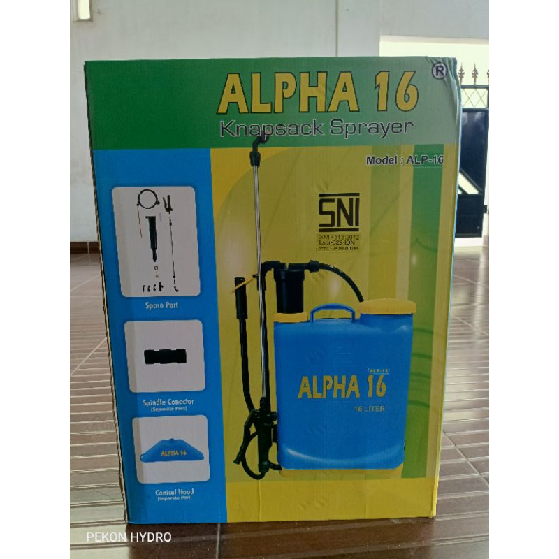 Jual TANKI SEMPROT MANUAL ALPHA 16 LITER SPRAYER ALFA 16 | Shopee Indonesia