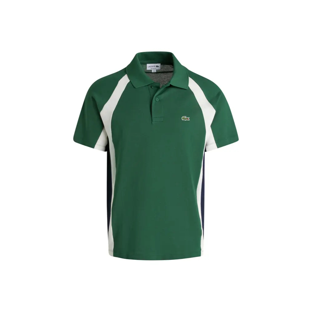 LACOSTE Kaos Polo Warna Hijau Tua Original Autentic