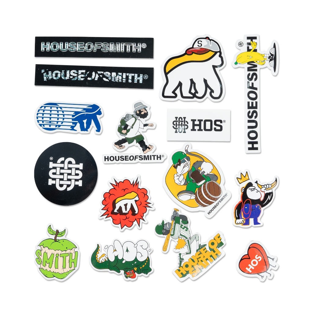 Jual House of Smith Sticker PDG - New Smith Sticker Pack #2 (1 Pack ...