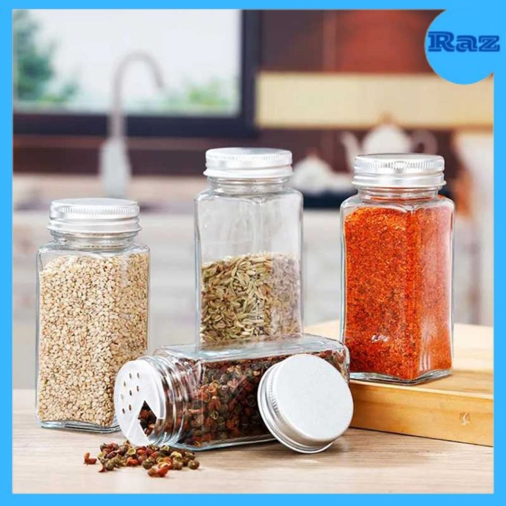 Jual Botol Kaca Tempat Wadah Bumbu Dapur Seasoning Bottle 120ml ...
