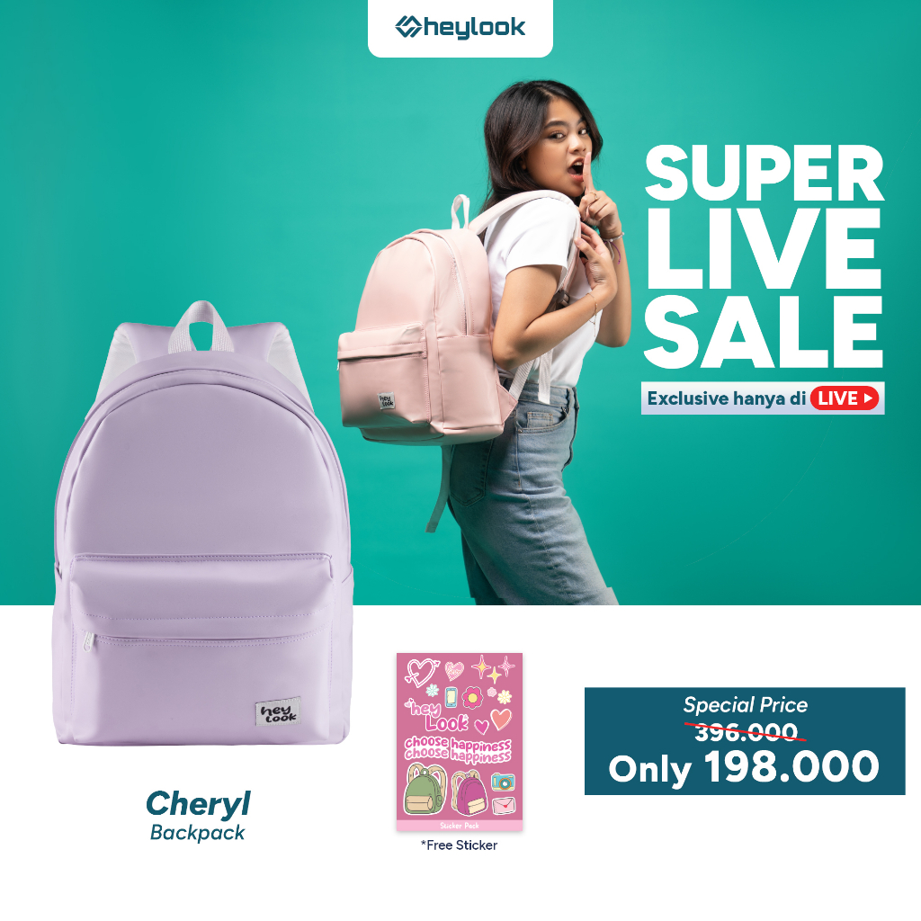 Jual Heylook Official Tas Punggung Cheryl Waterproof Tas Ransel Kulit