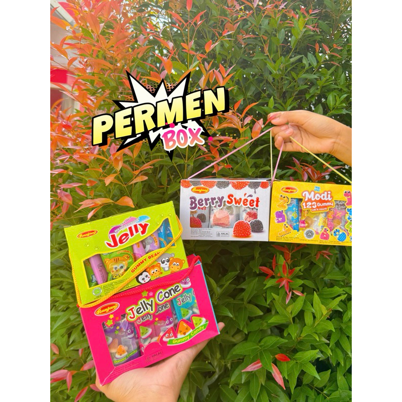 Jual Jelly Cone - Jelly gummy Bean - Berry Box - 123 Gummy / Permen Box ...